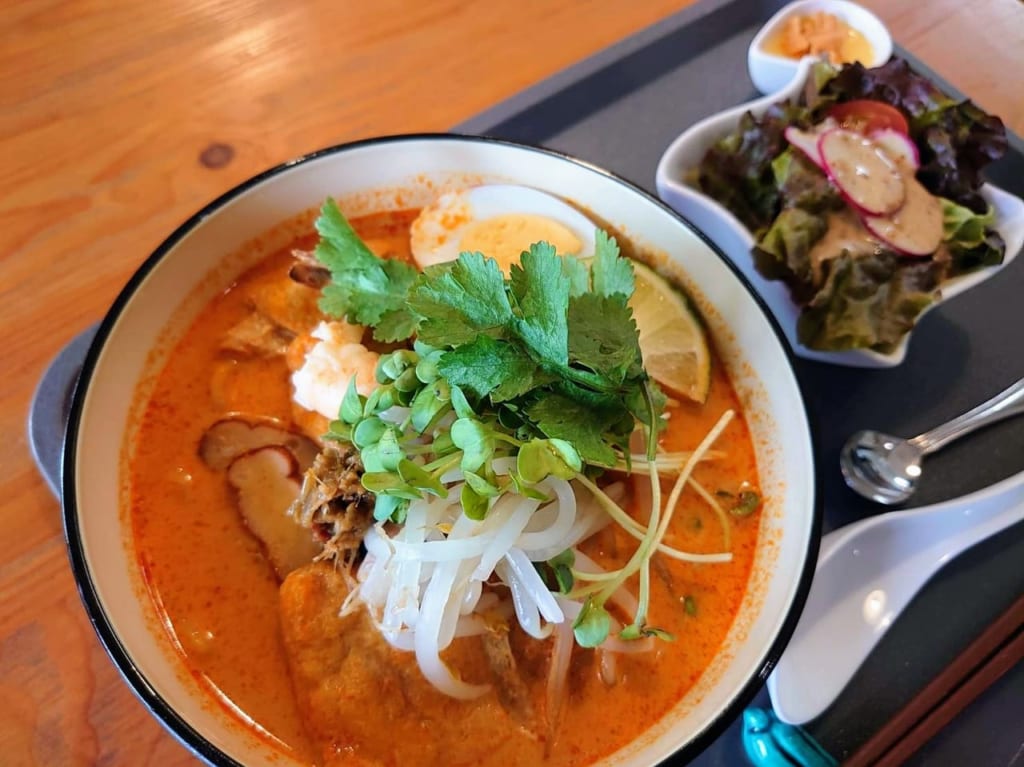 木まぐれKopitiamランチ_カレーラクサ麺