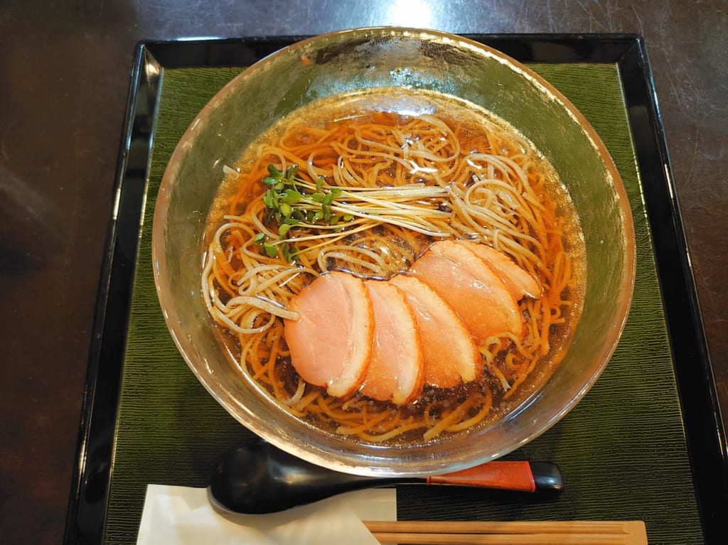 蕎麦やまもと_合鴨冷かけ１