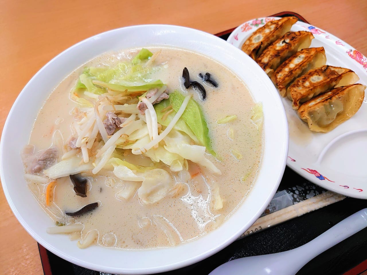 ゆにろーず_タンメン餃子セット