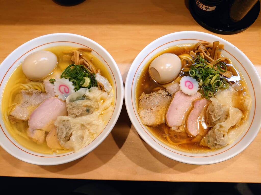 ひさまつ軒オープン_塩らーめんと醤油らーめん