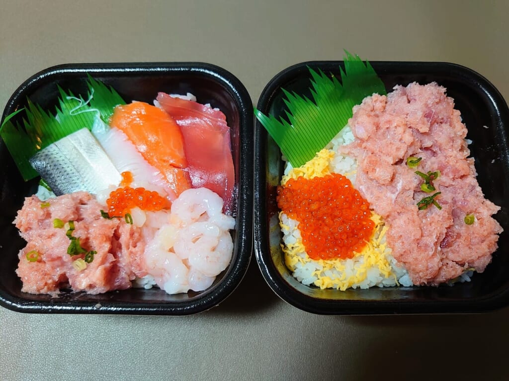 なごみ丼丸_海丸丼とネギトロいくら丼