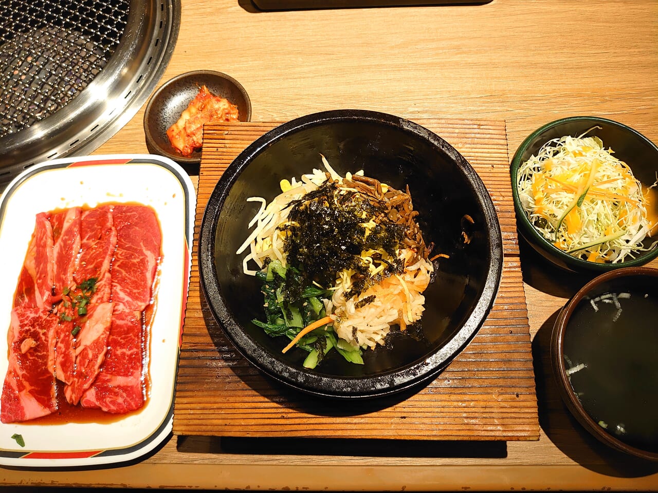 赤坂_カルビ・石焼ビビンバランチ