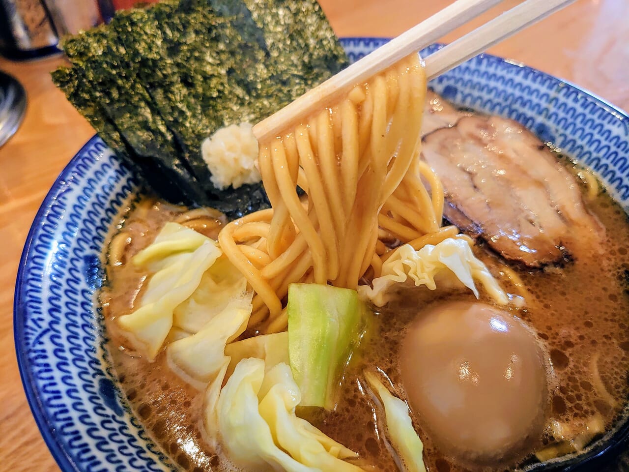 麺やまだ_味玉豚骨３