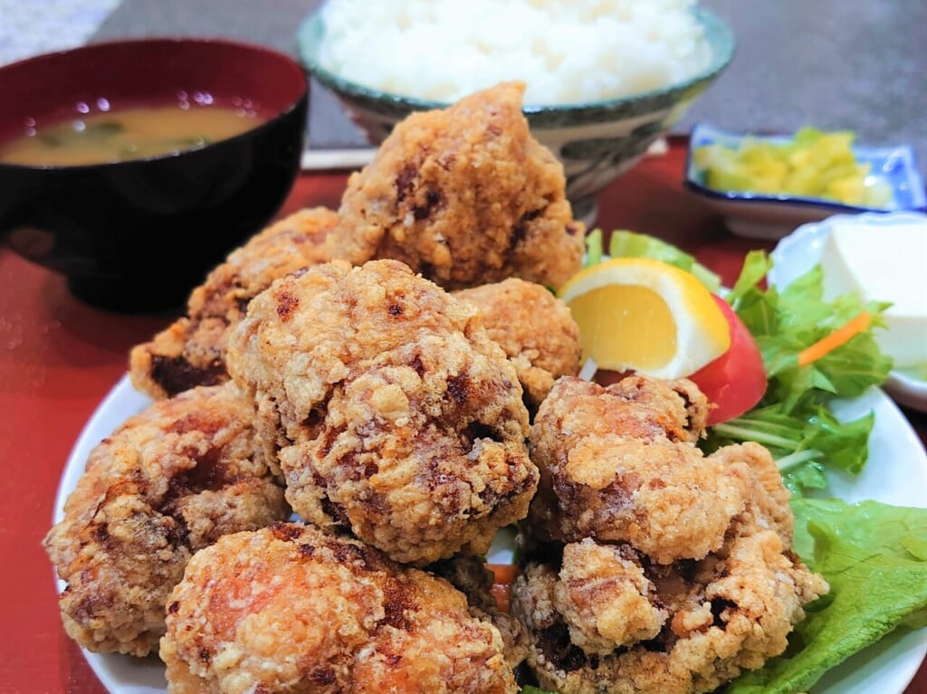 友和亭_唐揚げ定食２