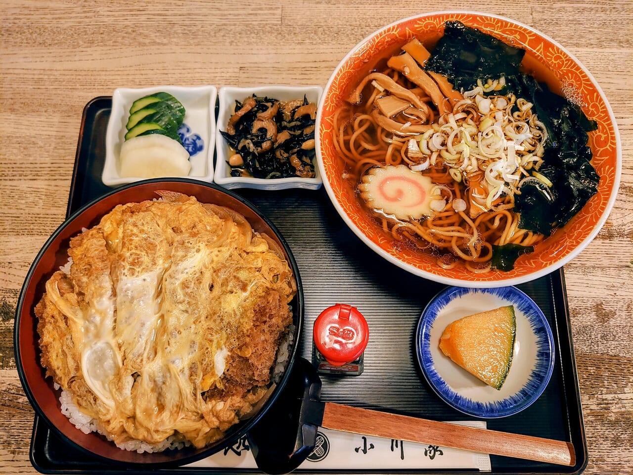 小川家_らーめんとカツ丼１