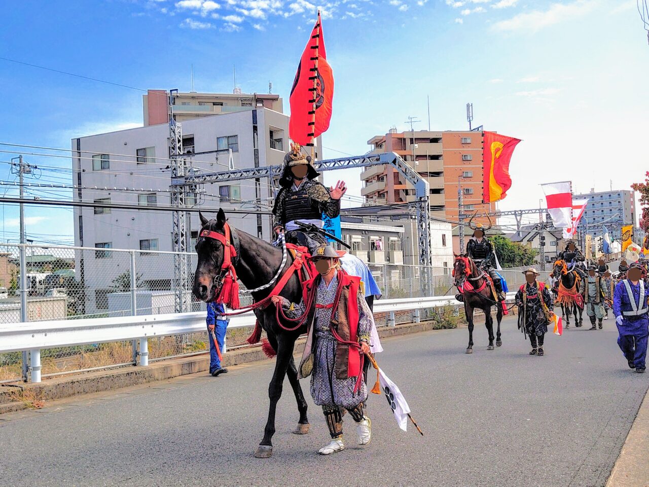 鎌ケ谷市民まつり2024_騎馬武者行列1