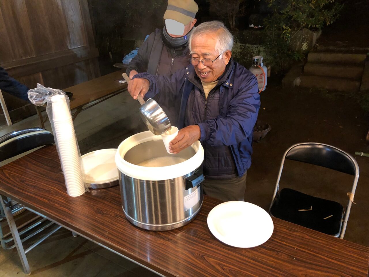 師戸宗像神社大晦日2024_甘酒