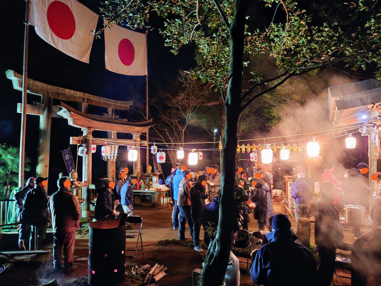 師戸宗像神社大晦日2024_参拝者