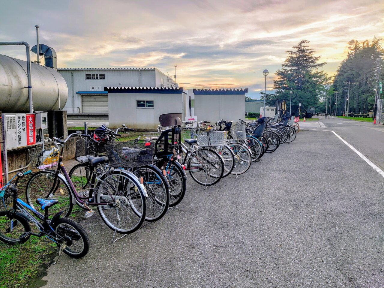 松戸駐屯地盆踊り2025_駐輪場