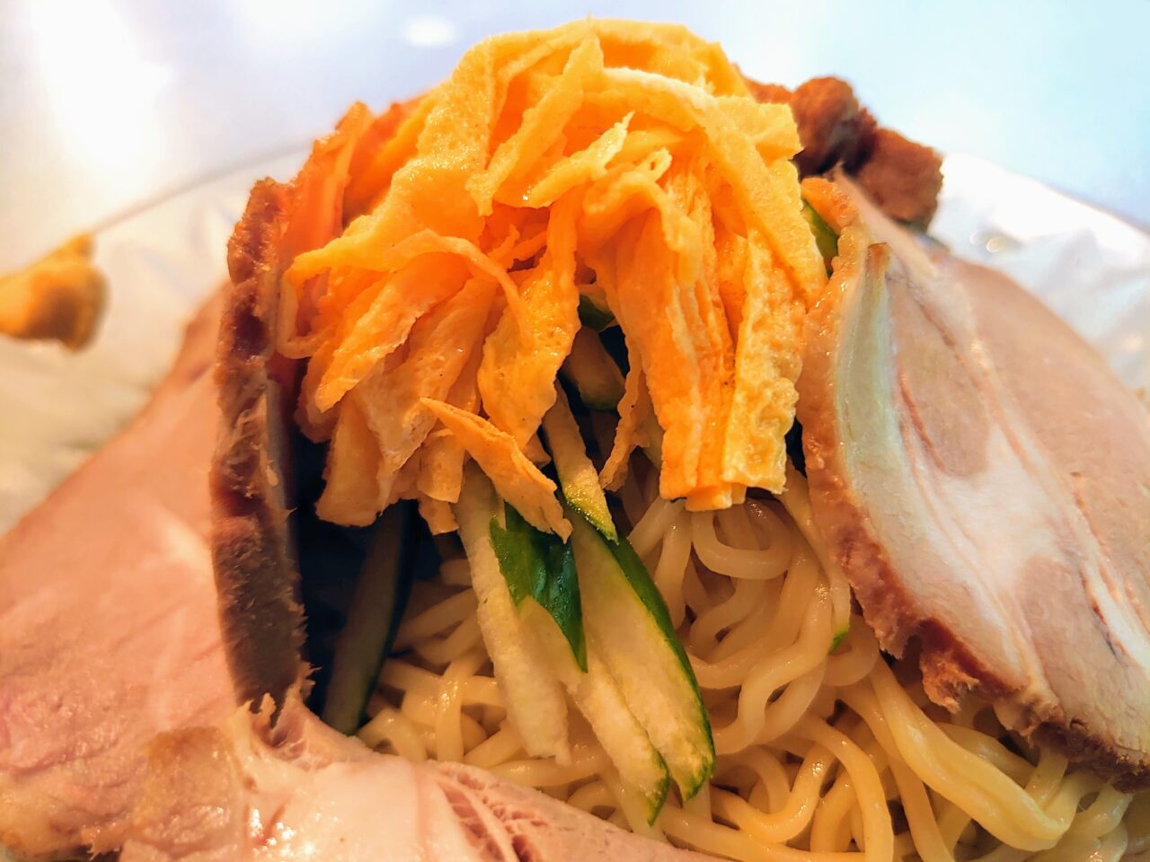 赤尾飯店冷し中華2025_チャーシュー冷し中華３