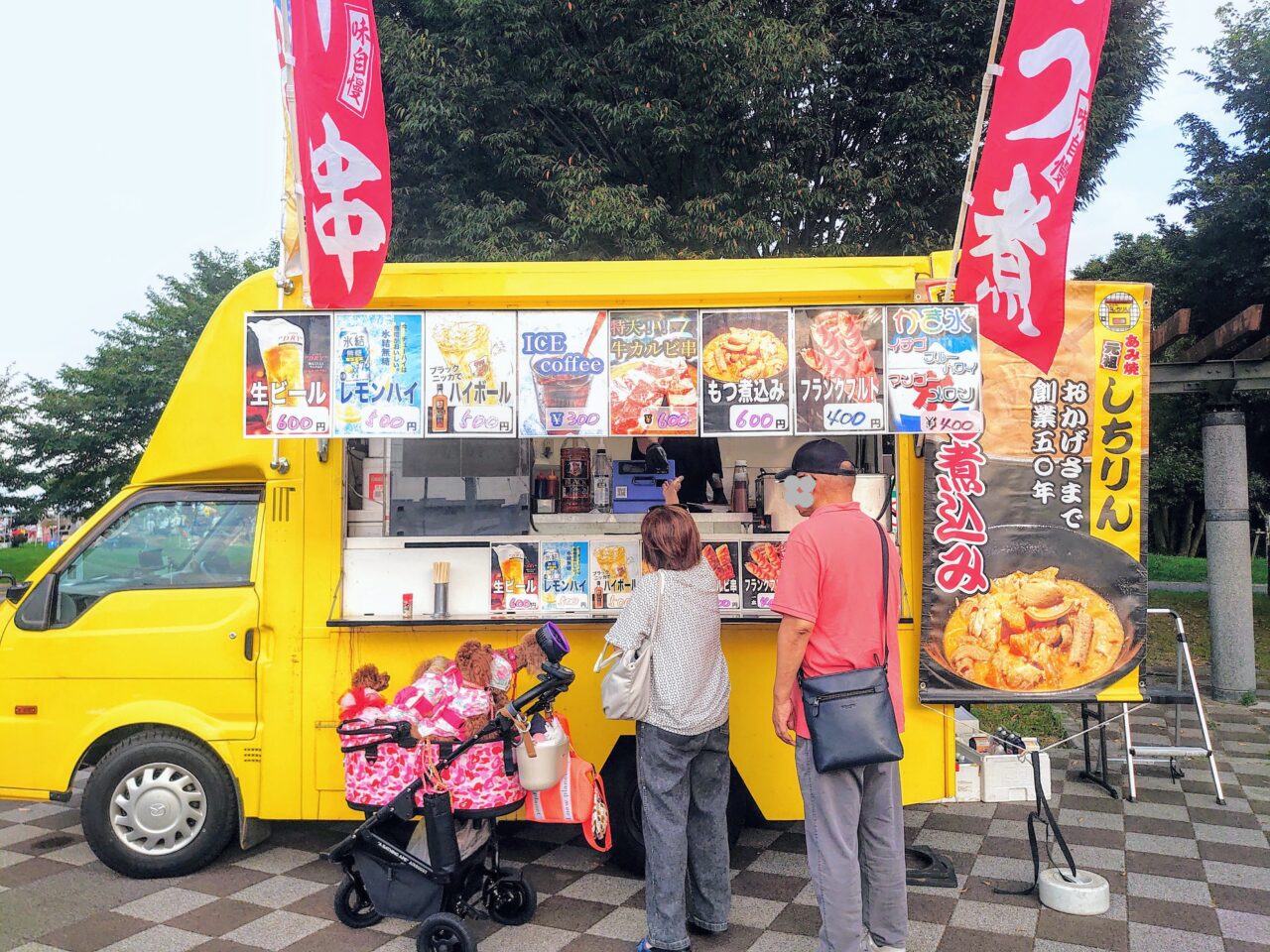 犬と夏祭り2025-2_キッチンカー２