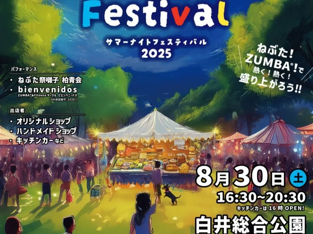 わんダーランドサマーナイトフェスティバル2025_ポスター２