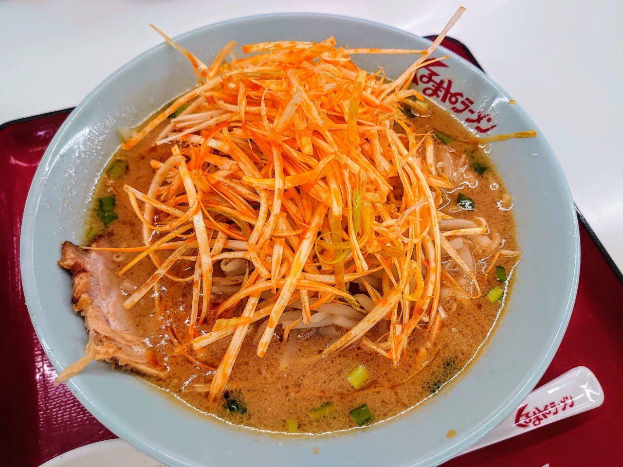 くるまやラーメン_ネギ味噌ラーメン２
