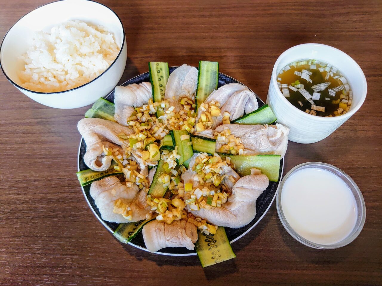 虎森_雲白肉定食１