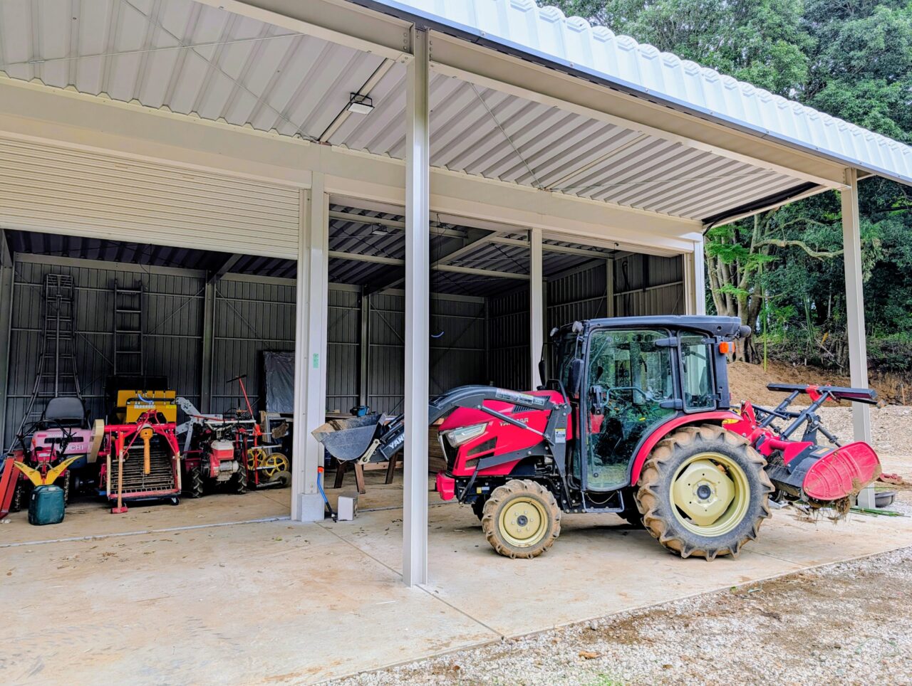 田舎ごっこファーム2025年_ガレージ３