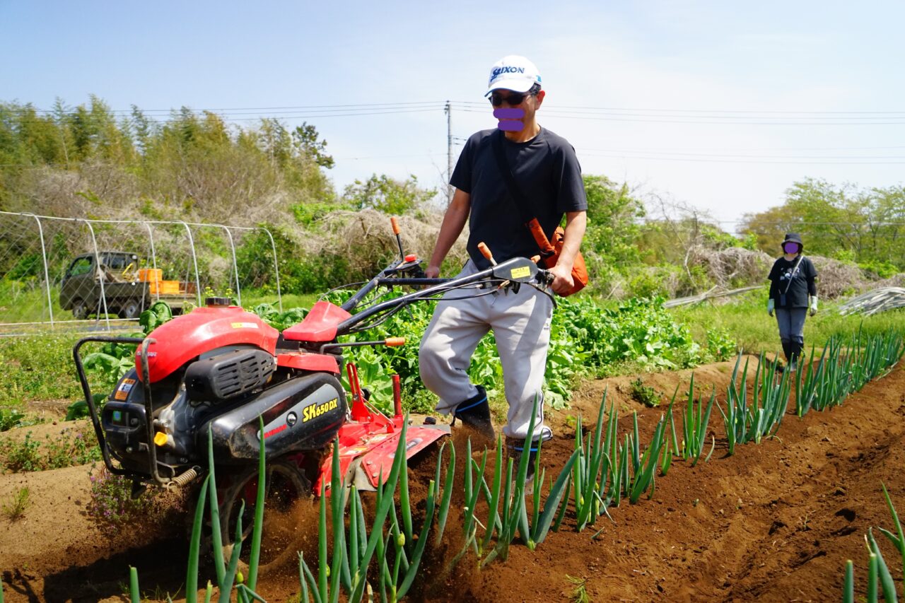 田舎ごっこファーム2025年_耕運機
