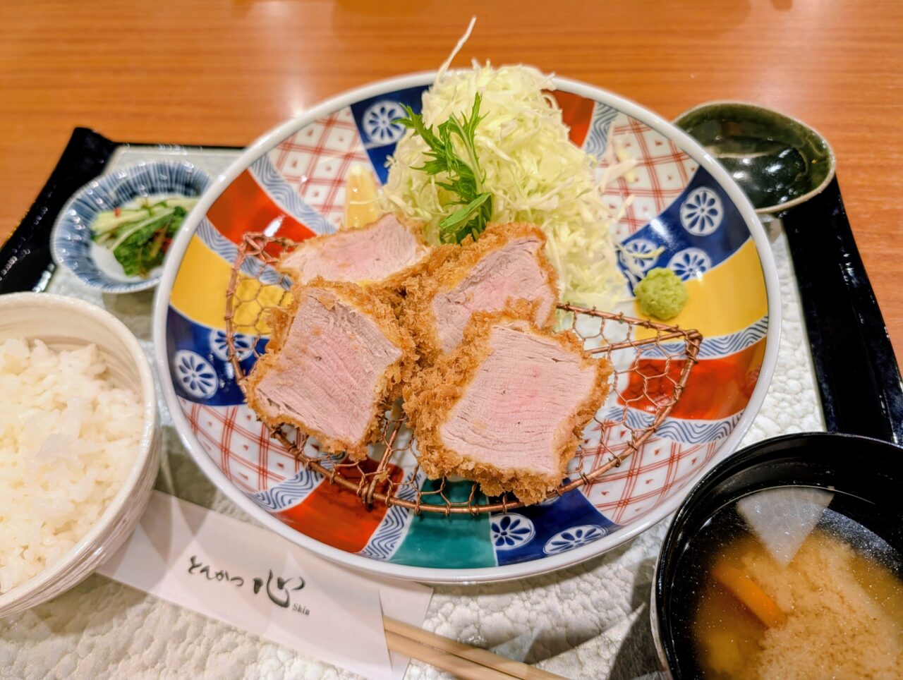 匠とんかつ心_美明豚ひれかつ３