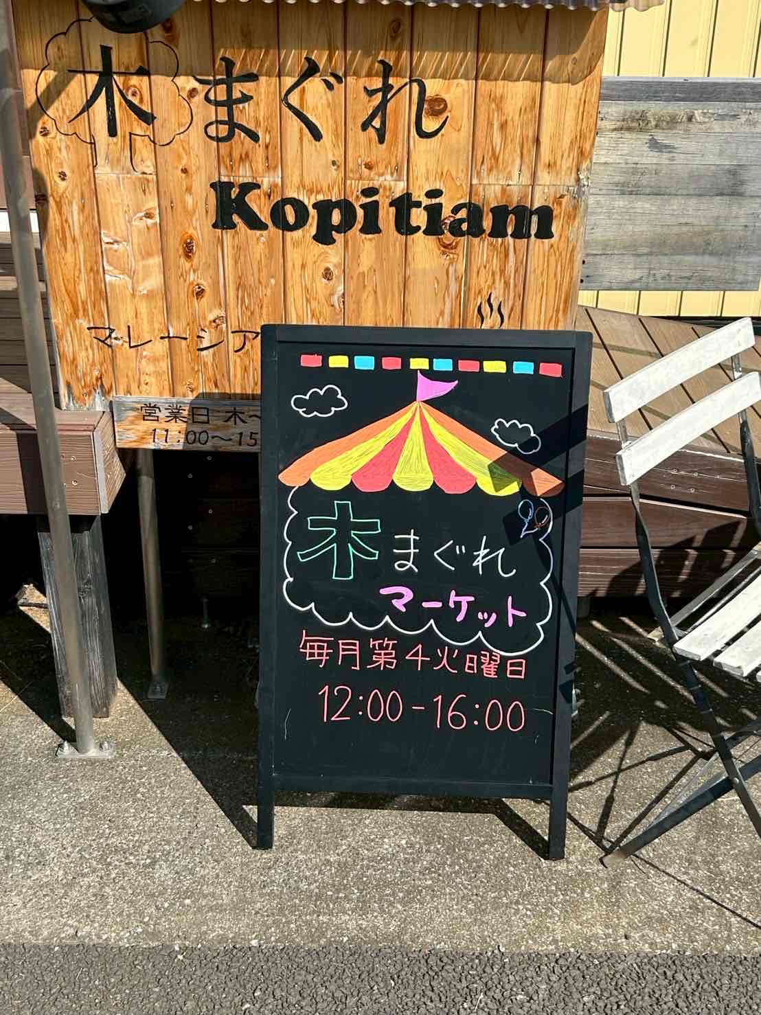 木まぐれマーケット_看板