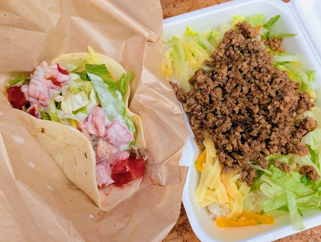 レモネード_タコスとタコライス