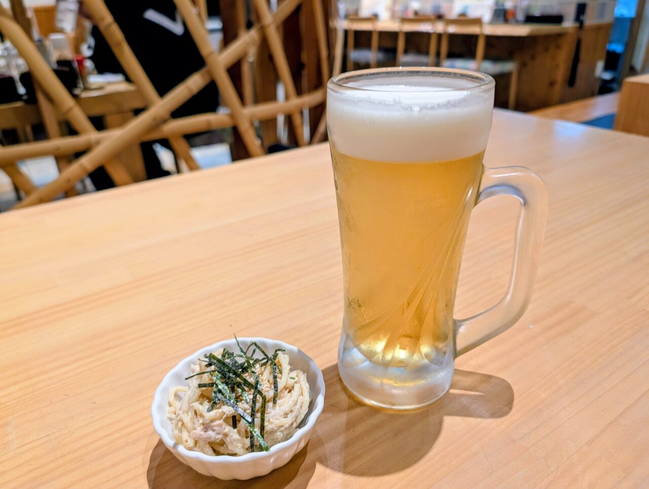 篭の鳥ディナー2025_ビール