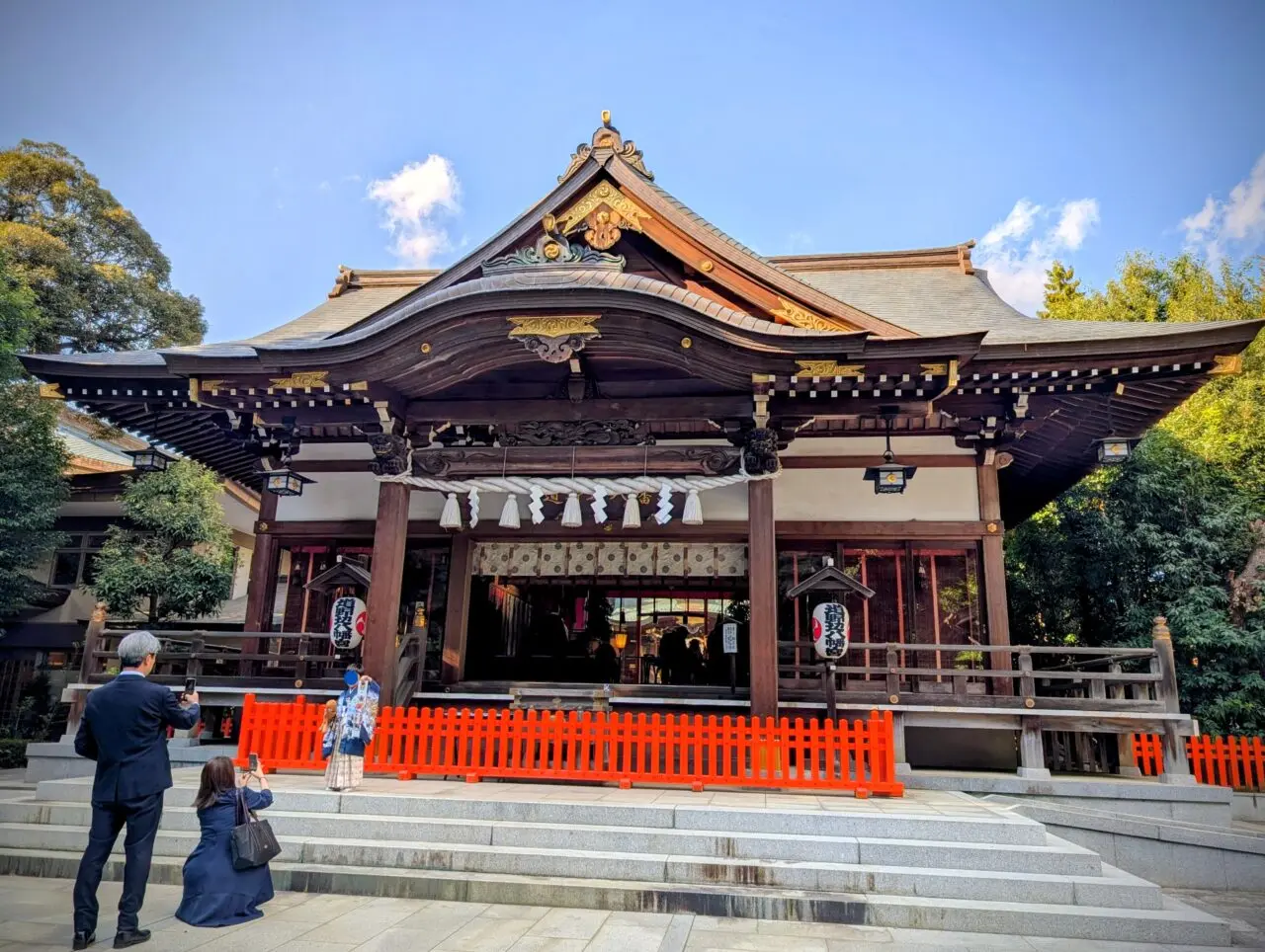 道野辺八幡宮2026年_拝殿