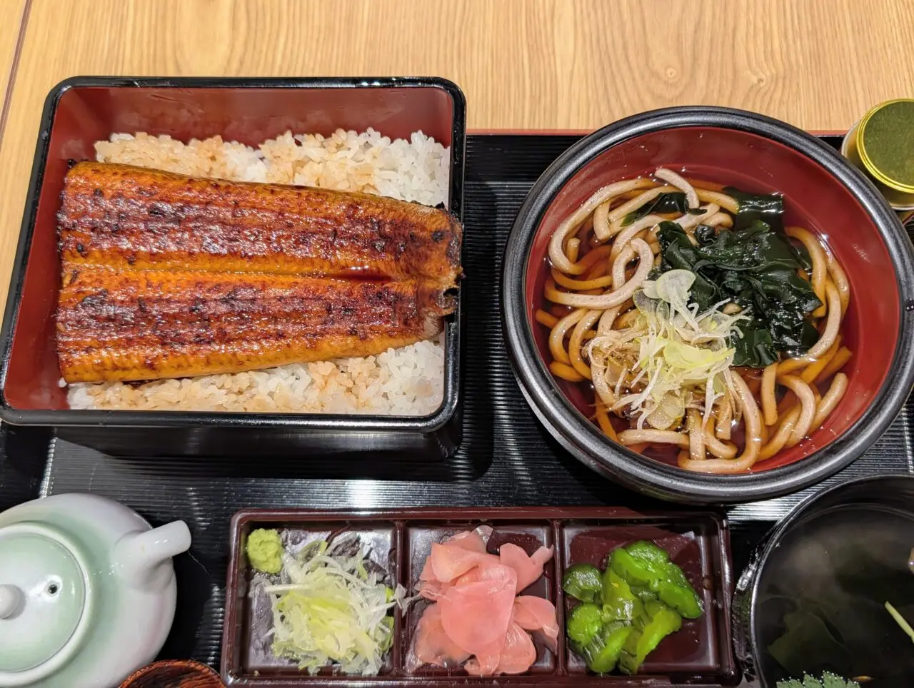 鰻の成瀬太蕎麦_うな重とミニ太蕎麦3