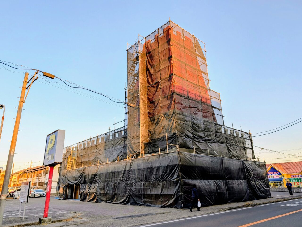 まいばすけっと鎌ケ谷オープン_工事中１