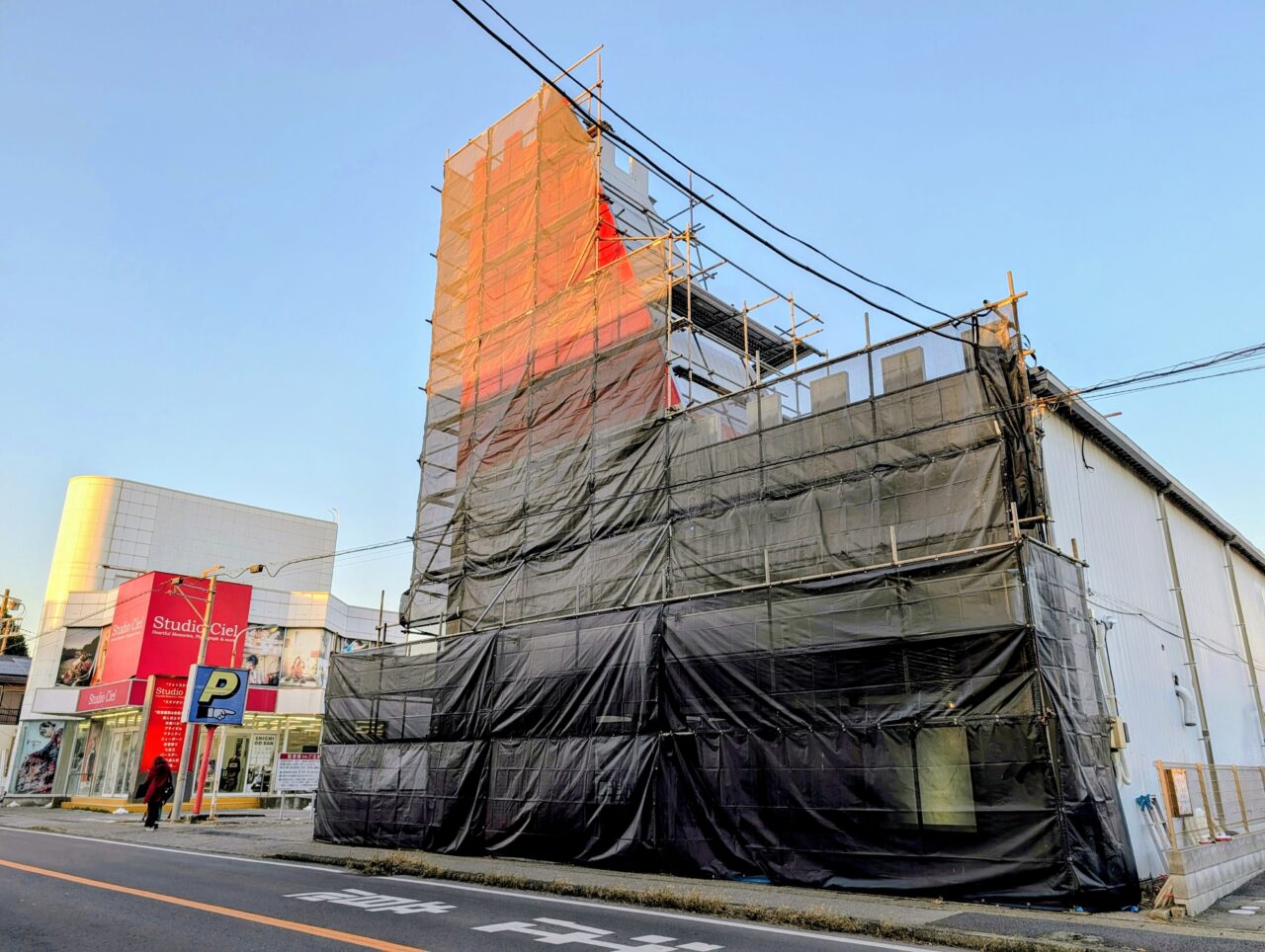 まいばすけっと鎌ケ谷オープン_工事中２