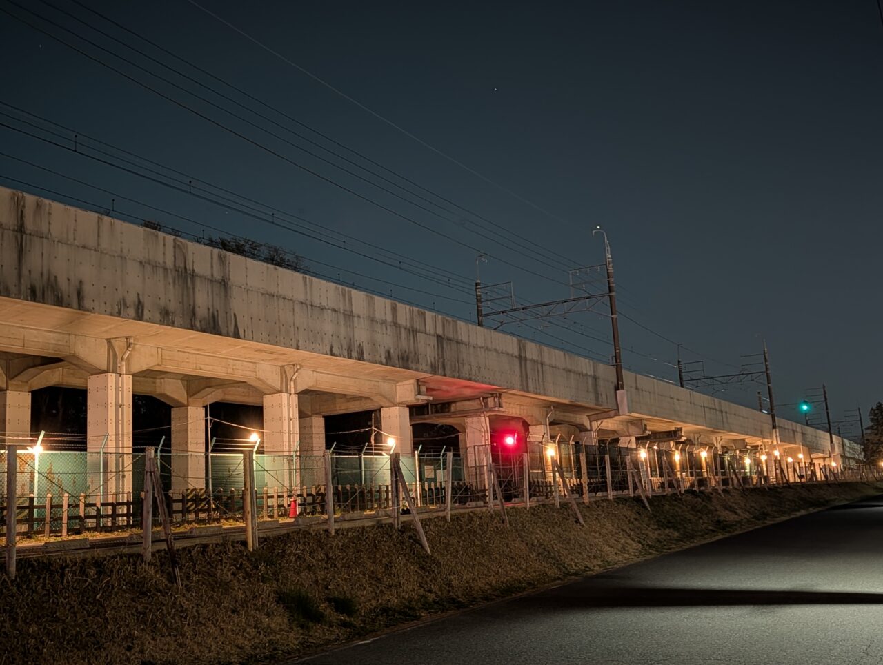市制記念公園夜桜2026_駐車場