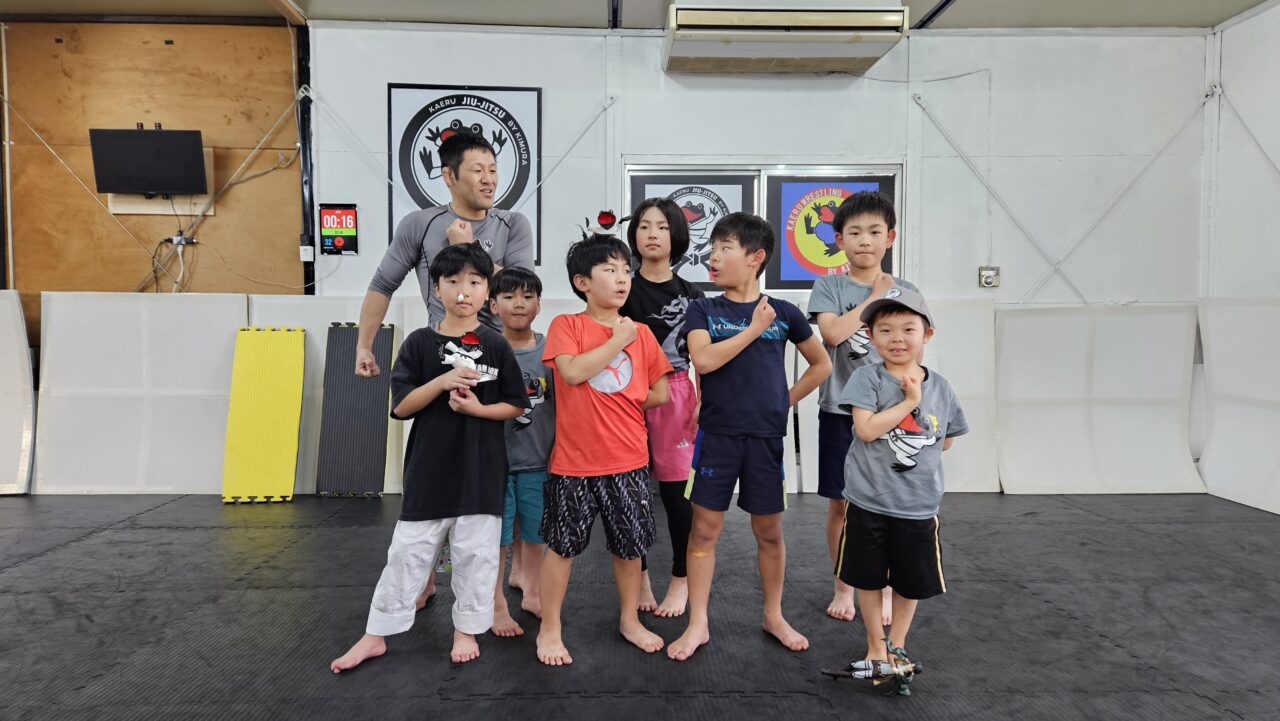 かえる柔術_写真１