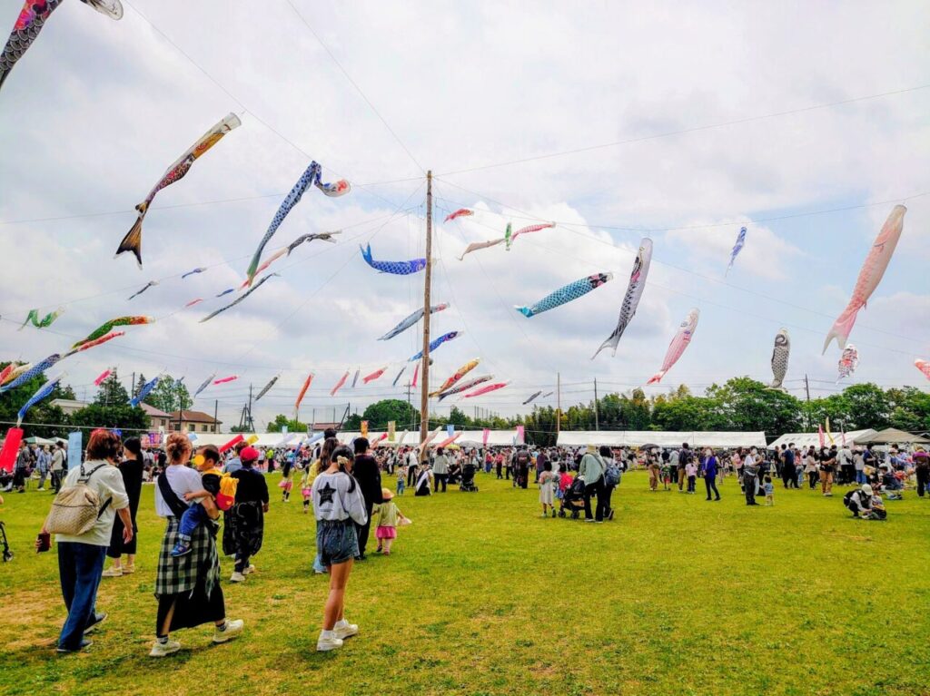 白井こいのぼりまつり2026_昨年の様子２