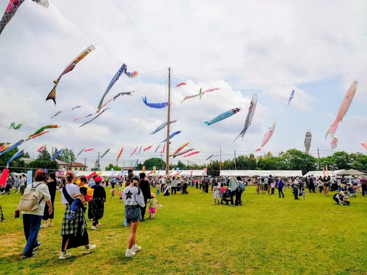 白井こいのぼりまつり2026_昨年の様子２