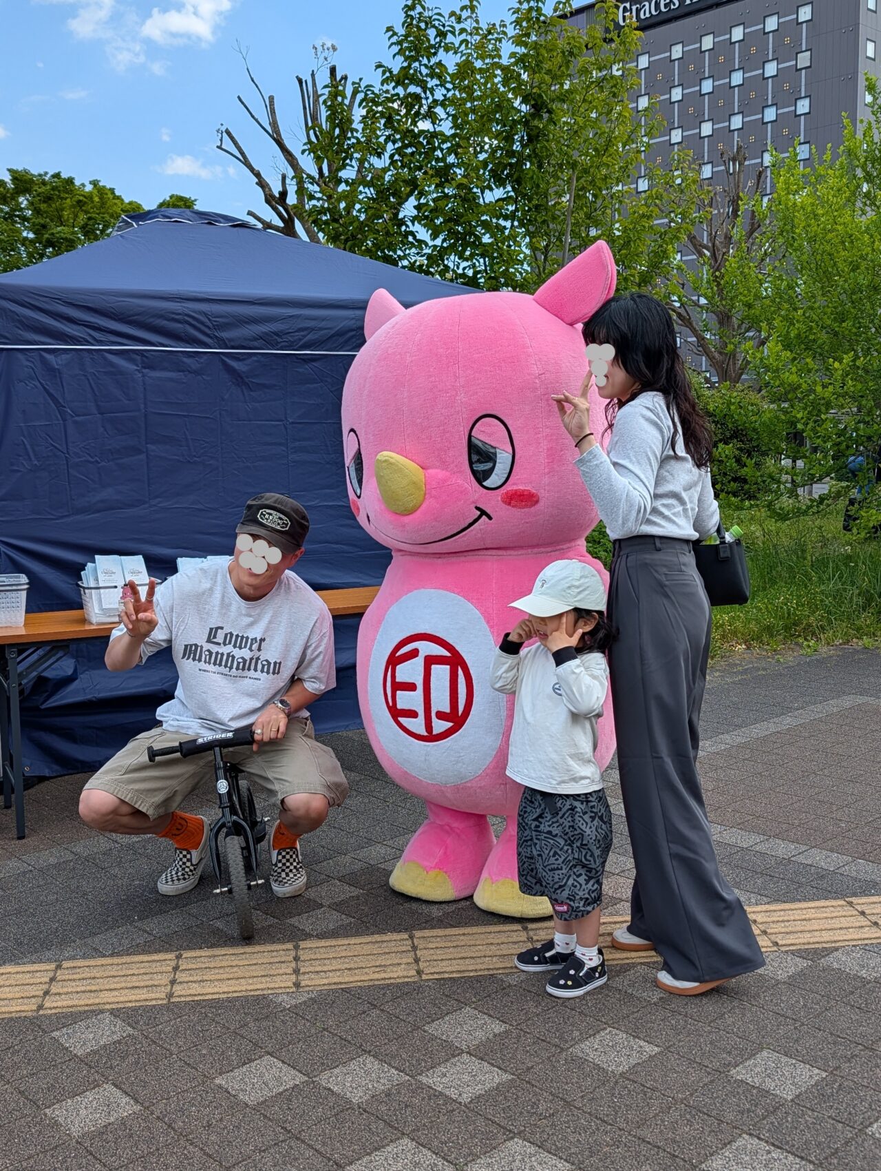 まちなか音楽祭2026記録_いんザイ君着ぐるみ