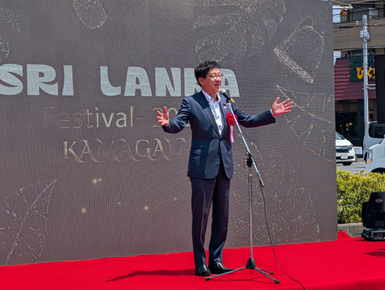 スリランカフェスティバル2026初日_松本さん