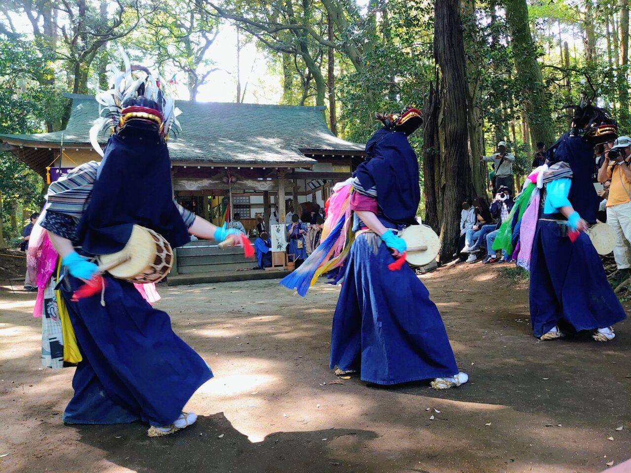 鳥見神社の獅子舞2026_獅子舞１