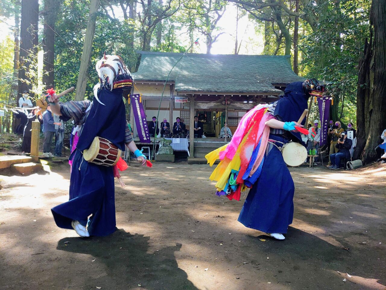 鳥見神社の獅子舞2026_獅子舞４