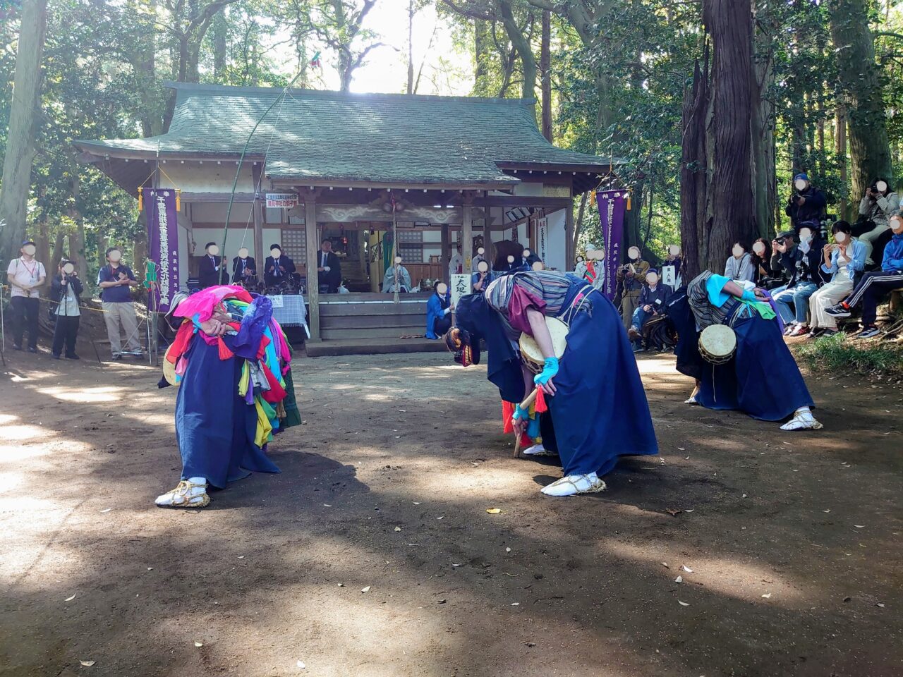 鳥見神社の獅子舞2026_獅子舞５