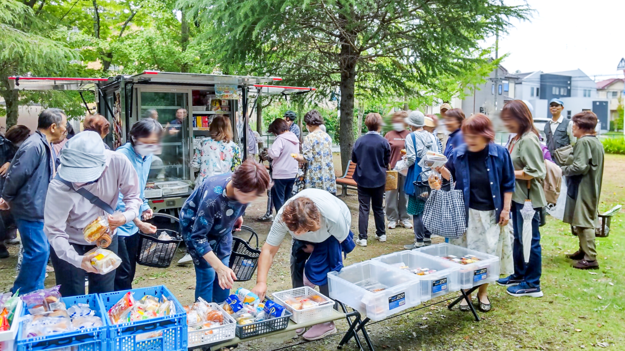 印西移動スーパーカスミ_様子1
