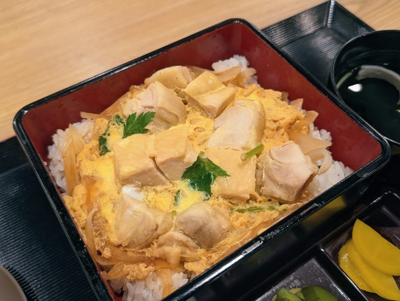せんば食堂竹岡式ラーメン_親子丼２
