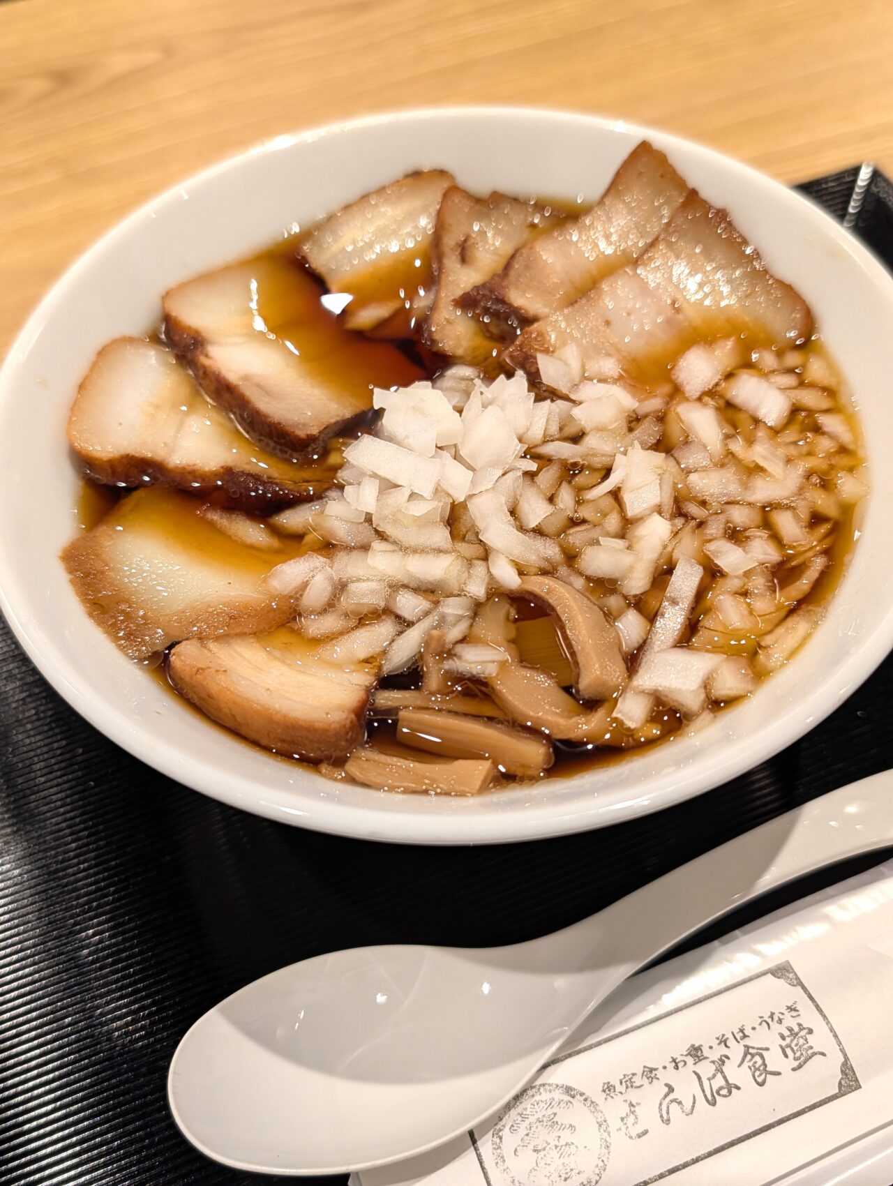 せんば食堂竹岡式ラーメン_竹岡式ラーメン１