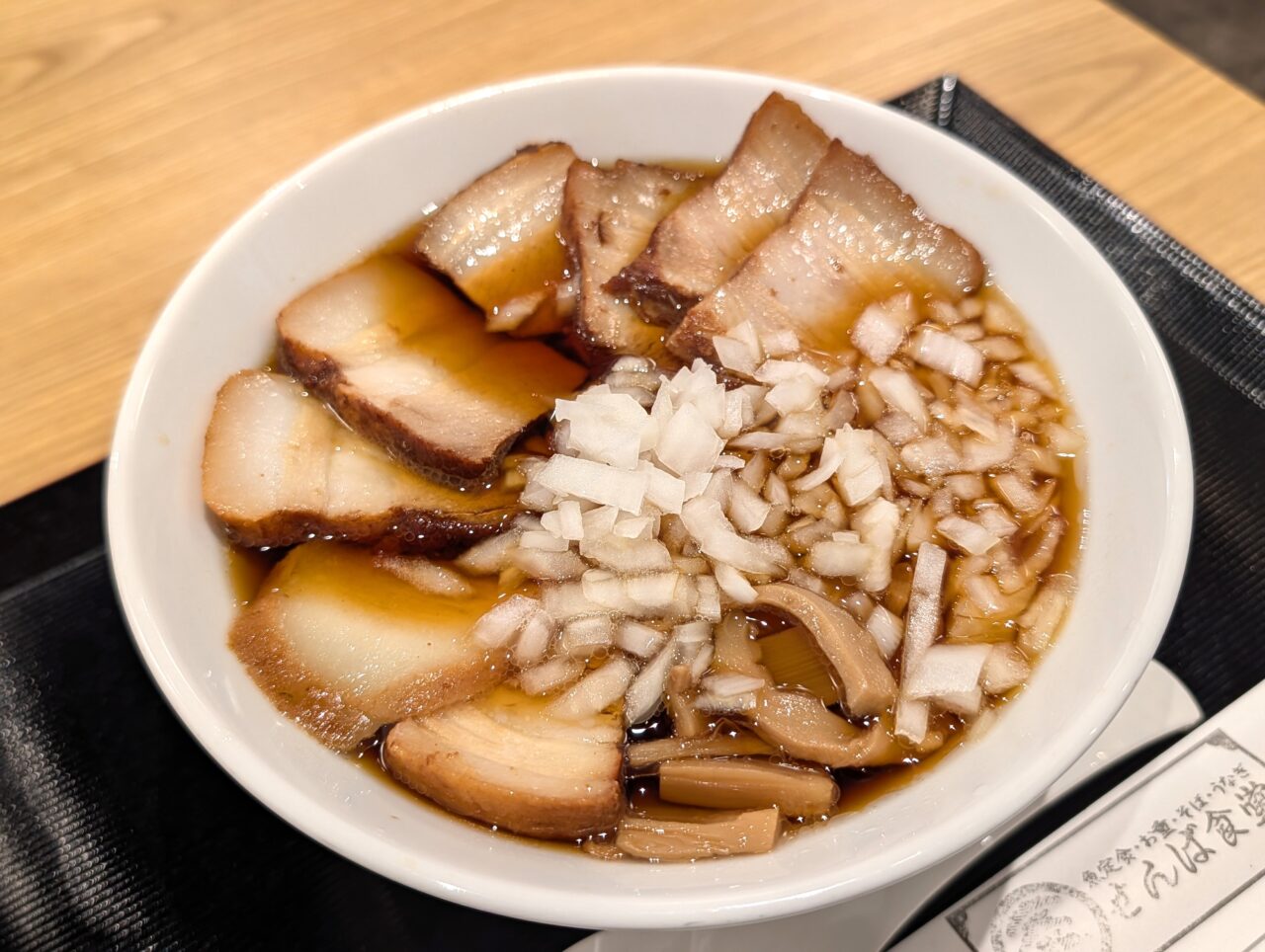 せんば食堂竹岡式ラーメン_竹岡式ラーメン２