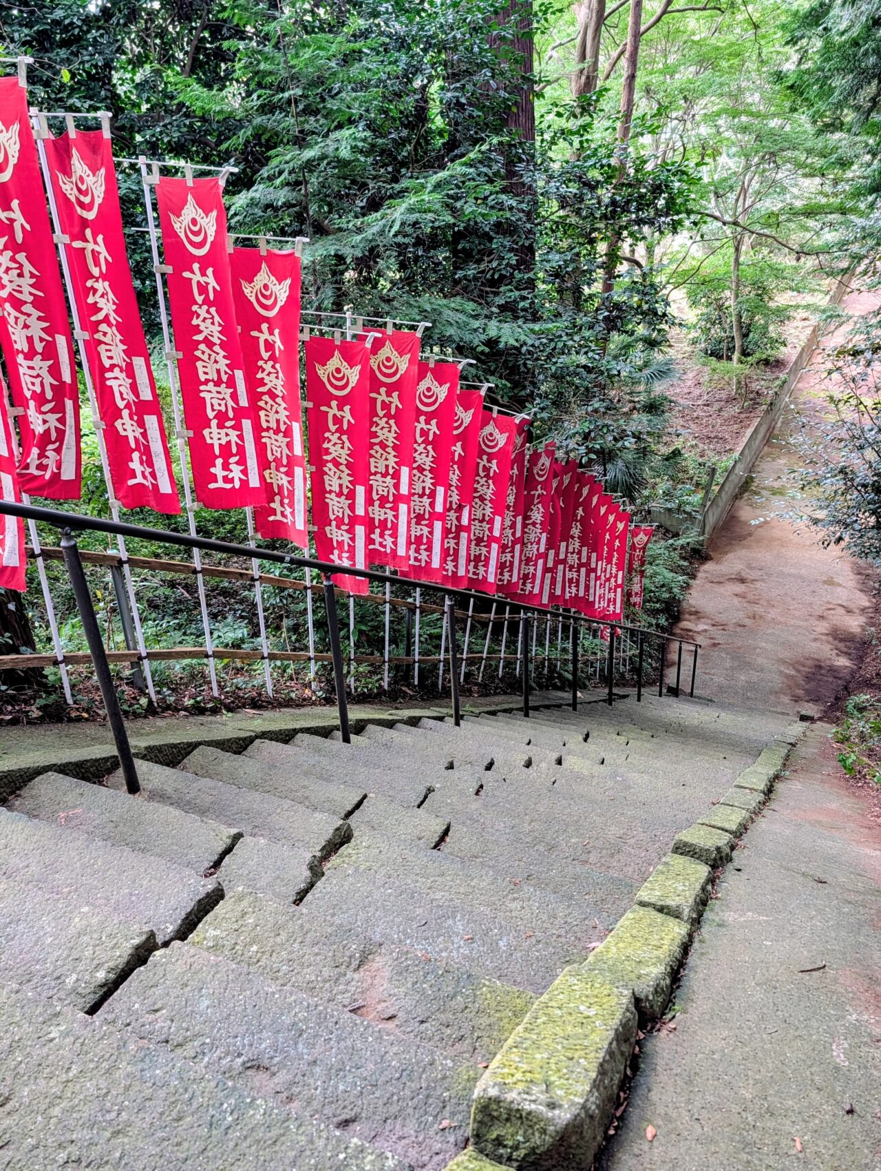 竹袋稲荷神社例大祭2026_石段