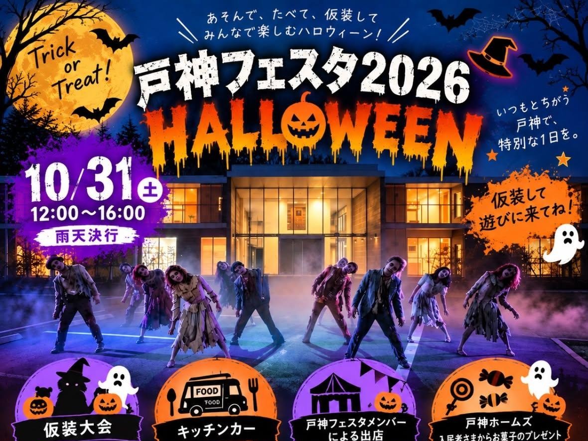 戸神フェスタ2026ハロウィーン_ポスター２